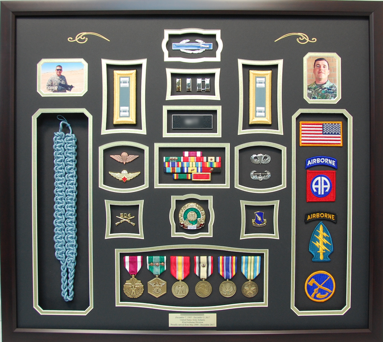 82nd Airborne Division Shadow Box Display