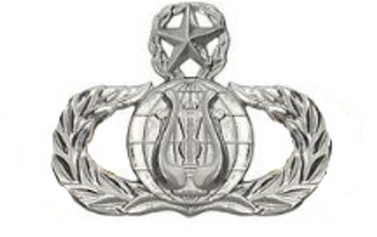 Air Force Badge: Band: Master - regulation size