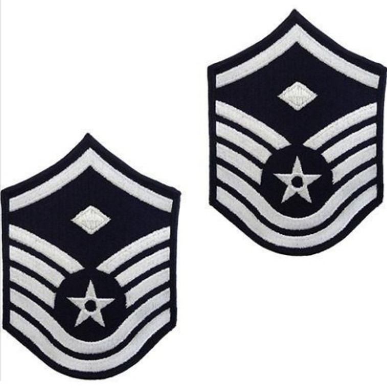 Air Force Chevron: Chief Master Sergeant: 1st Sgt - color