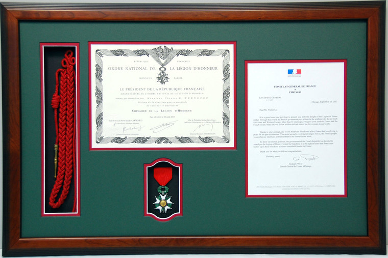 Actual Completed Project!!!   French Legion of Honor w/ Shoulder Cord and Medal...  