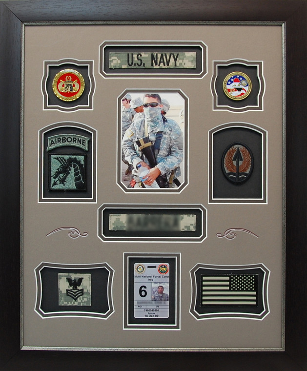 U.S. Navy Airborne Shadow Box Display 