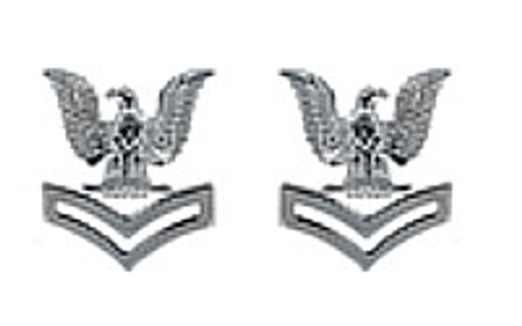 Navy Metal Coat Epaulet Device: E5 Petty Officer