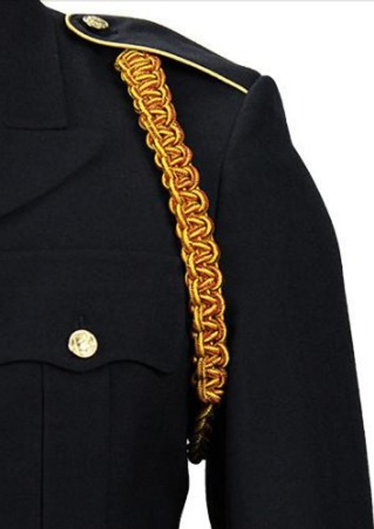 Army Shoulder Cord: Ordnance - crimson and yellow