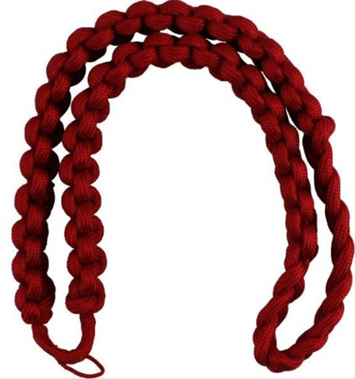 Army Shoulder Cord: 2723 Interwoven Scarlet Red