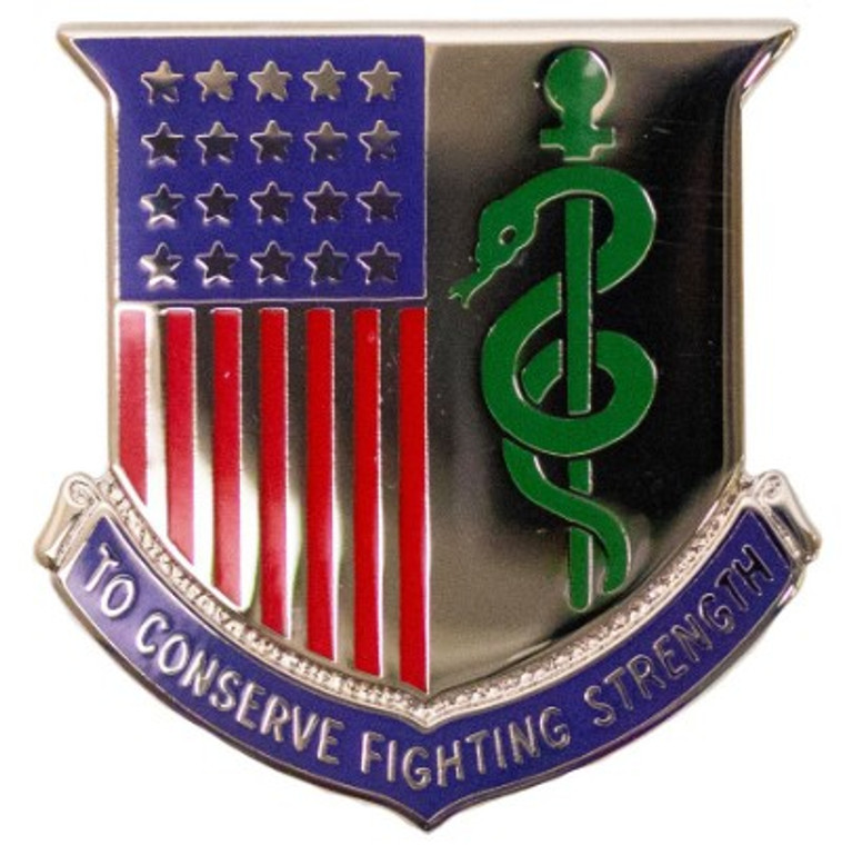 Army Corps Crest: Medical Department - To Conserve Fighting Strength- each