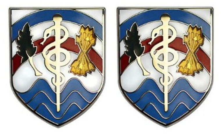 Army Crest Northern Regional Medical Command no motto- pair
