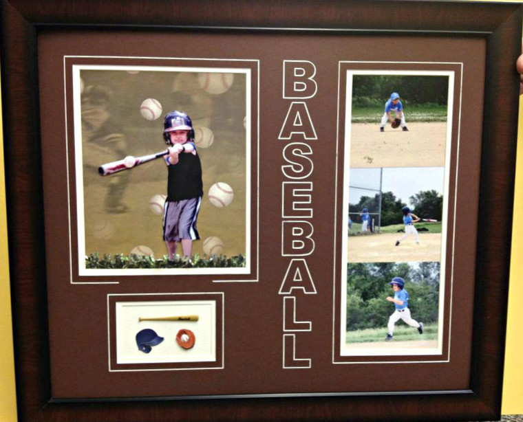 3-D Baseball Frame Display