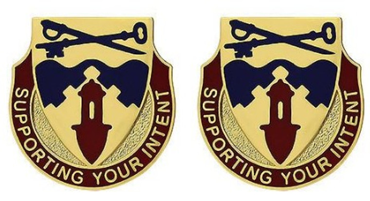 Army Crest: 292nd Support Battalion - Supporting Your Intent- pair