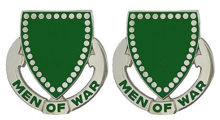 Army Crest: 33rd Armor Regiment - Men of War- pair