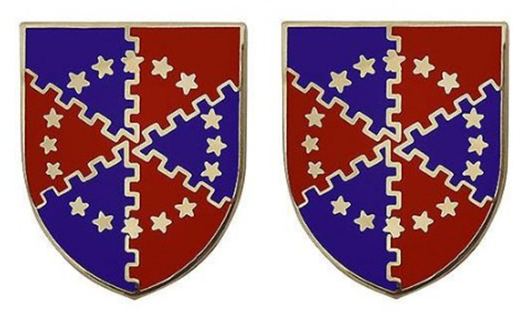 Army Crest: 62nd Air Defense Artillery- pair