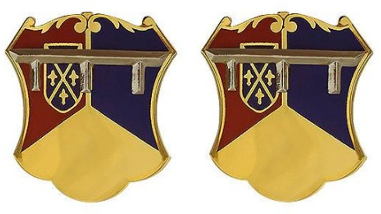 Army Crest: 66th Armor Regiment- pair