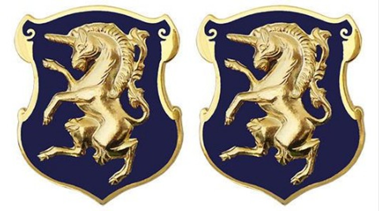 Army Crest: 6th Cavalry Regiment- pair