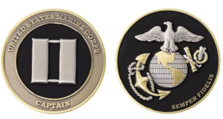 Marine Corps Coin: Captain 1.75"