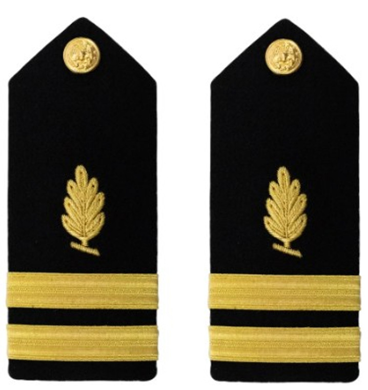 Navy Lieutenant Hard Shoulder Board- Medical Service 