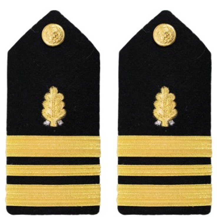 Navy Lieutenant Commander Hard Shoulder Board- Dental Corps 