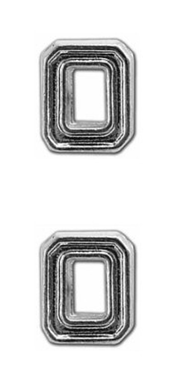 Ribbon Attachments Number 0 – silver - pair