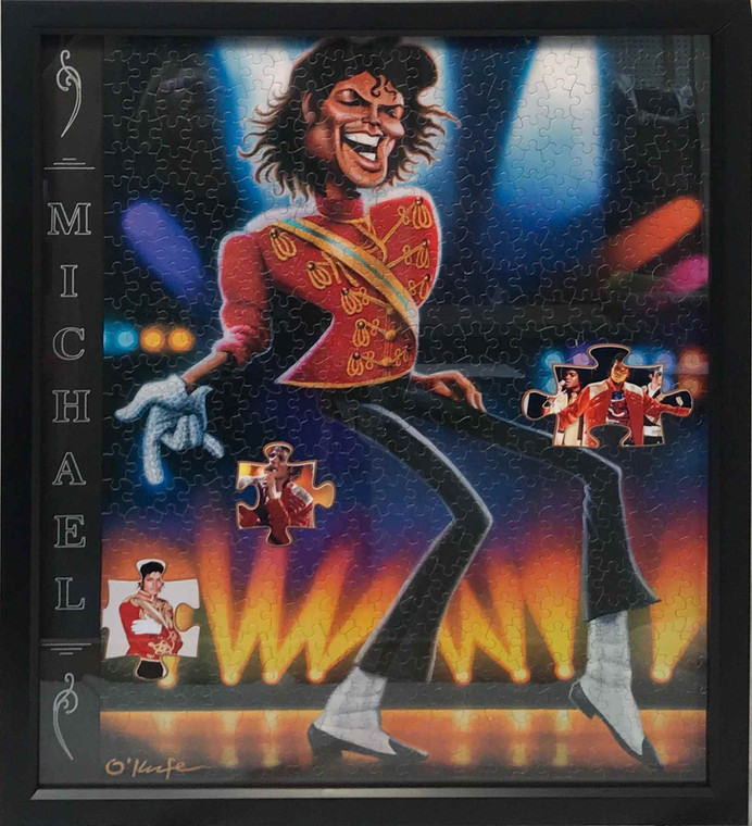 Puzzle Display Frame- Michael Jackson