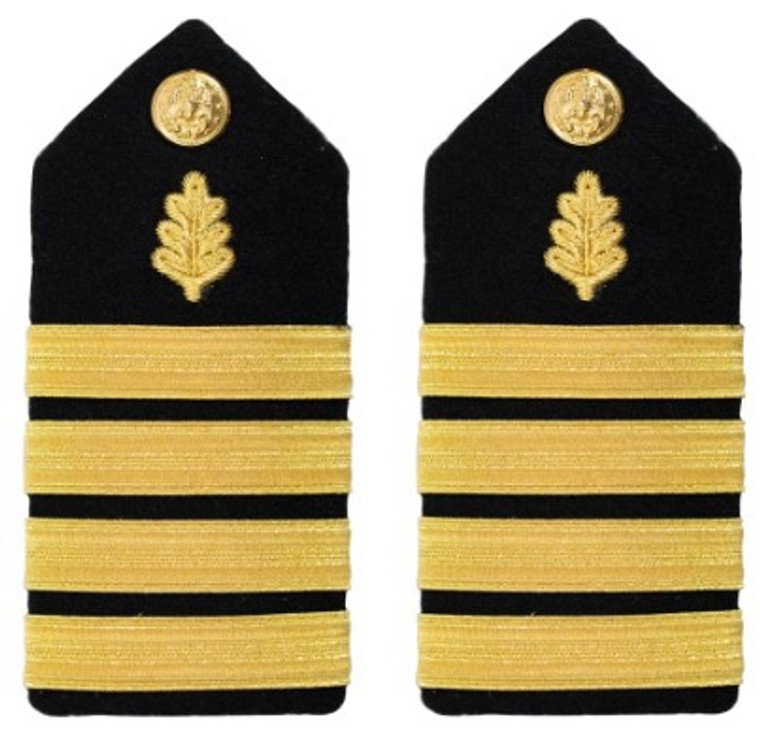  Navy Captain Hard Shoulder Board- Nurse Corps
