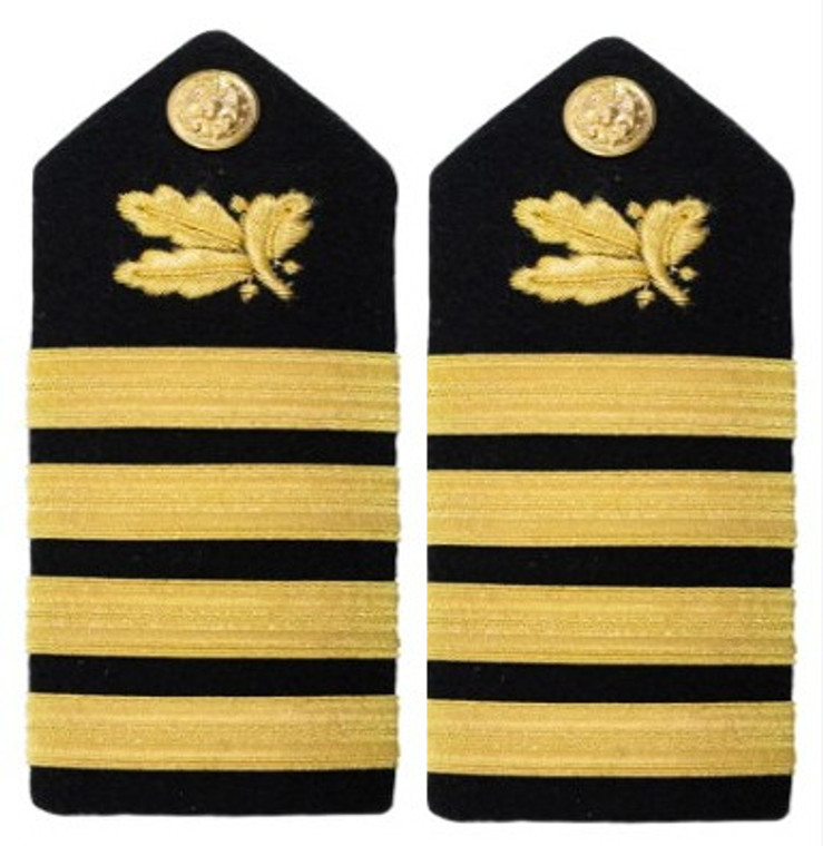 Navy Captain Hard Shoulder Board- Supply Corps 
