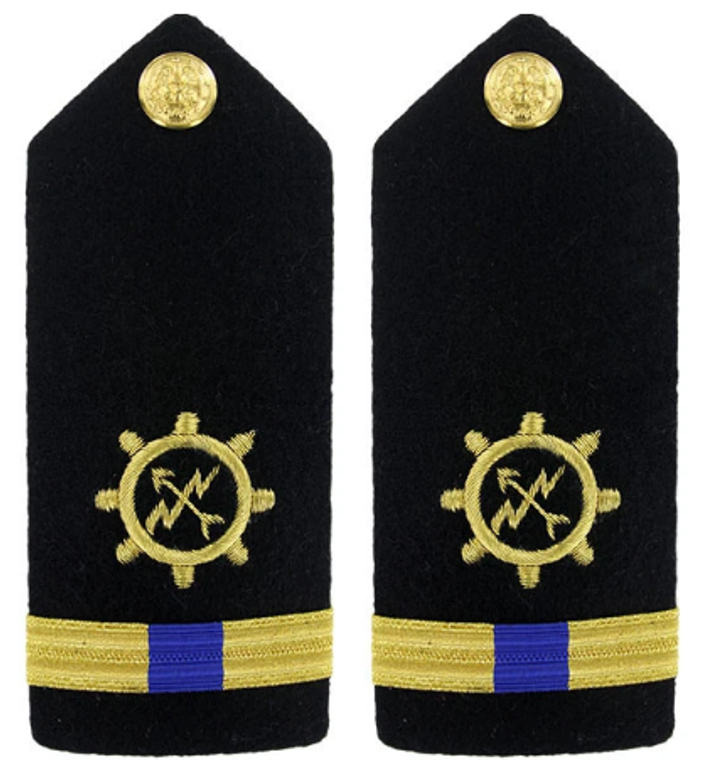 Navy Warrant Officer 4 Hard Shoulder Board- Operations Technician