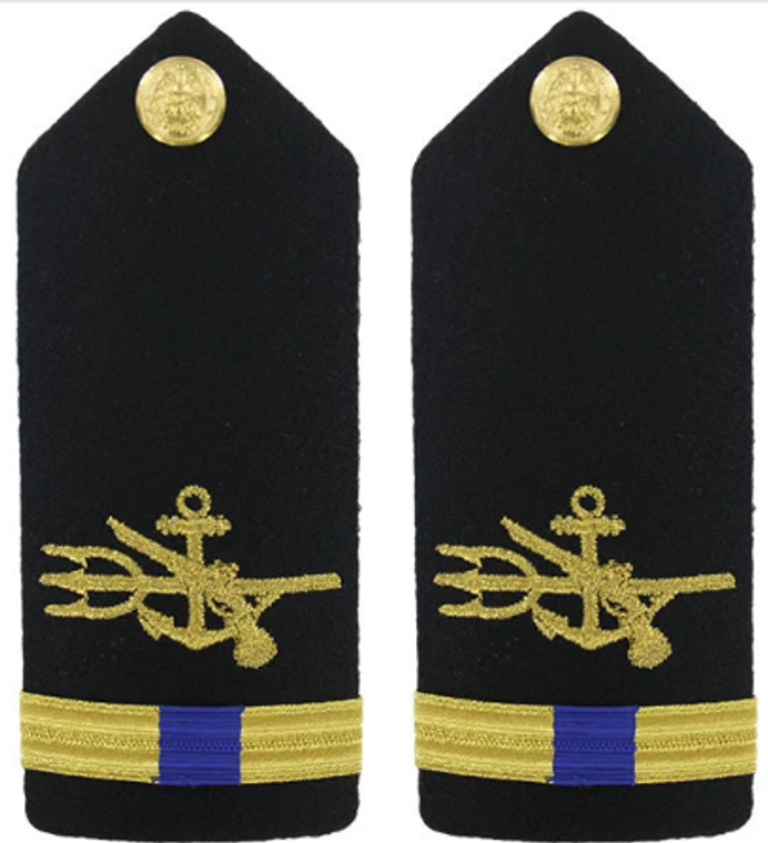 Navy Warrant Officer 4 Hard Shoulder Board- Special Warfare Operator