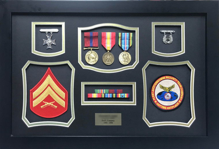 United States Marine Corps Shadow Box Display Frame