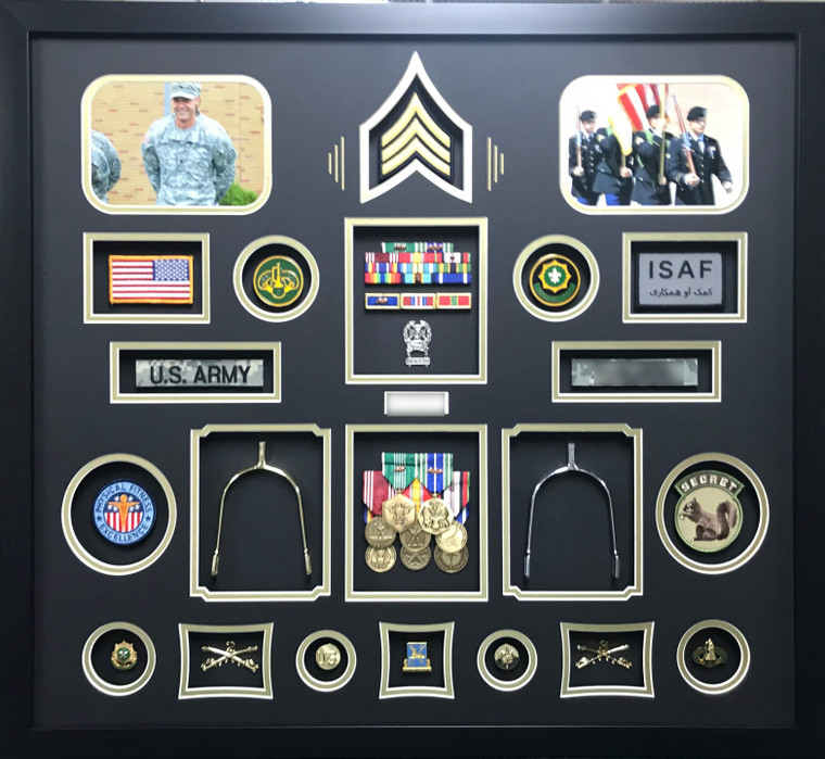 US Army Cavalry Shadow Box Display