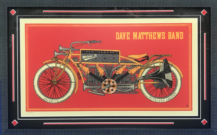 Framed Art- Dave Matthews Band Poster