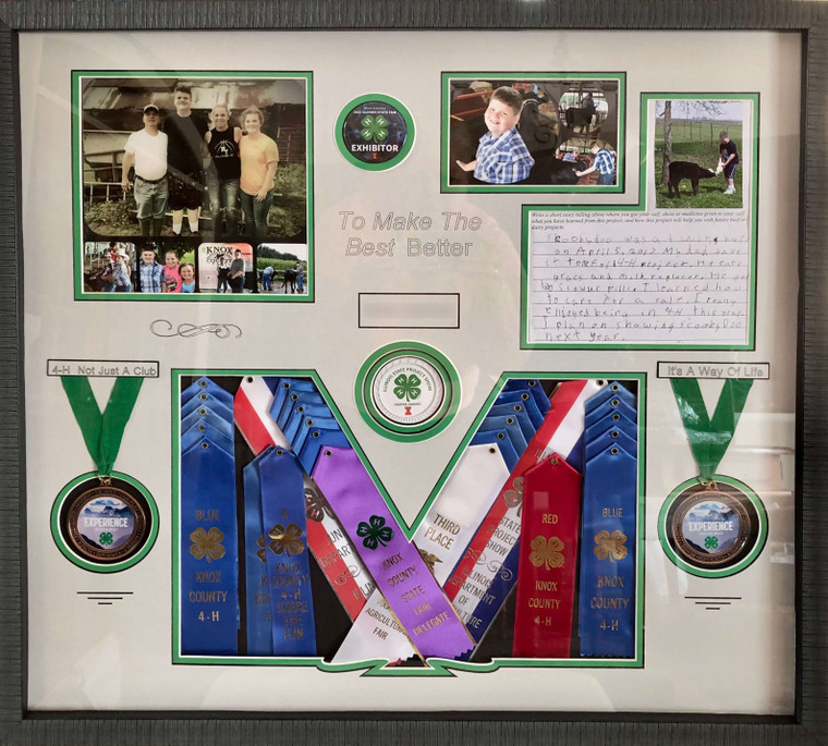 4 H Shadow Box Display Frame