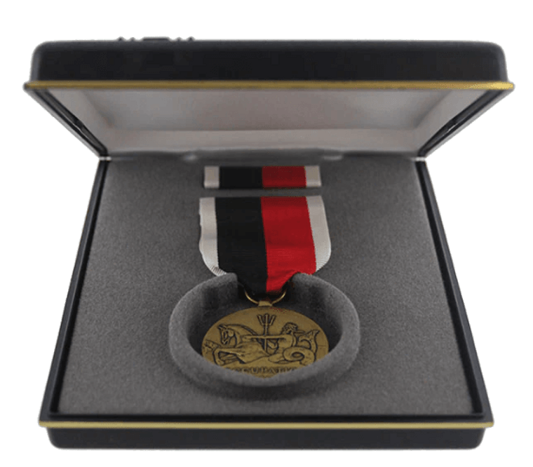 Navy and Coast Guard WWII Occupation  Medal Presentation Set