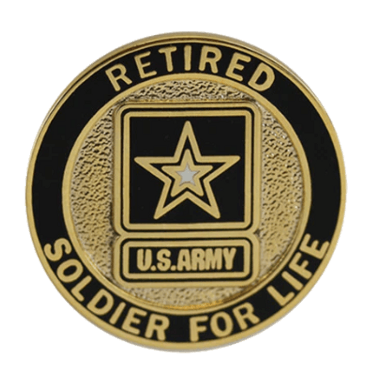 Lapel Pin - Army Soldier For Life