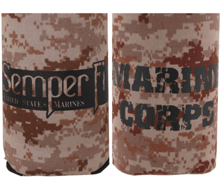 Marine Corps Desert Koozie:  Can Cover- Semper Fi