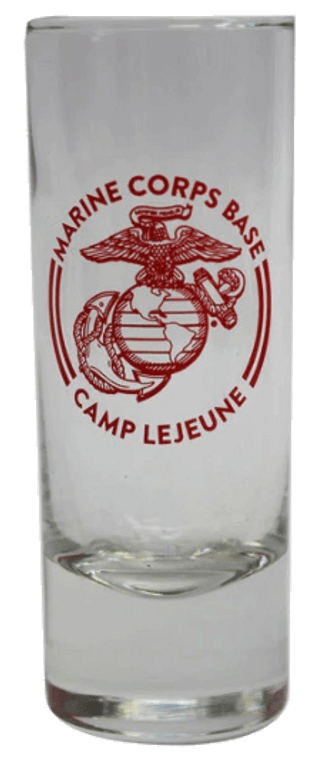 Marine Corps Shot Glass-  Camp Lejeune