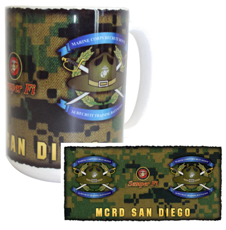 Marine Corps Mug- MCRD San Diego 3rd Recruit Training Battalion