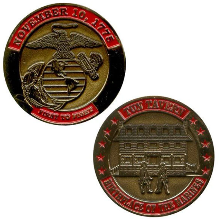 Marine Corps Challenge Coin Tun Tavern