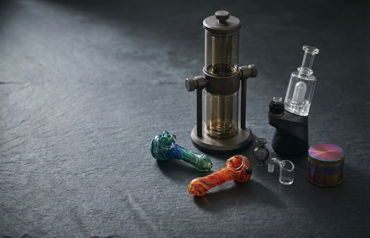 Glass pipes smoking accessories display cases — Masterpiece Alternatives Detroit Lakes MN