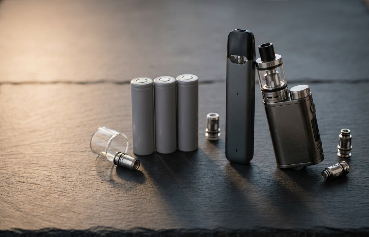 Vape devices hardware mods pods tanks display — Masterpiece Alternatives Detroit Lakes MN