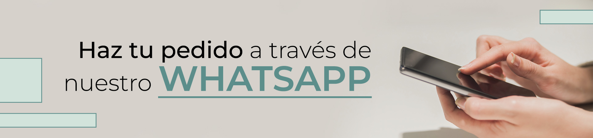 Haz pedido a través de Whatsapp en Farmacia La Fonda