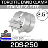 2.5" Torctite Preformed Band Clamp Stainless Steel TTS250