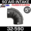 5" x 90 Degree Rubber Air-Intake Elbow | RE500