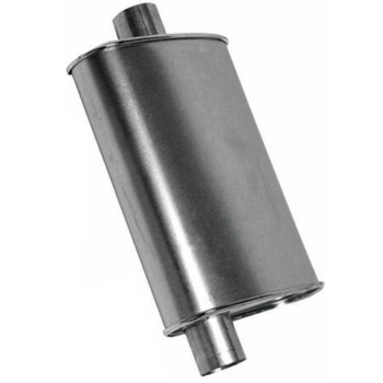 Type 2 Muffler 8.25" x 11.5" Oval - 26" x 3.5" IN-4" OUT