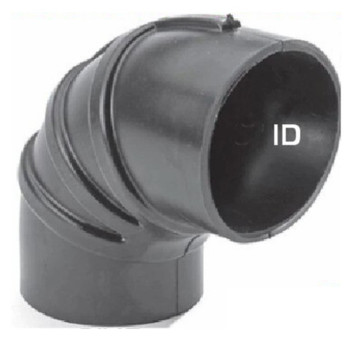 5" x 90 Degree Rubber Air-Intake Elbow | RE500