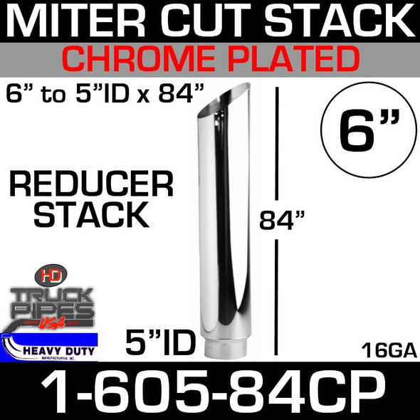6 Exhaust Pipes Stacks Miter Cut Id Bottom Truckpipestore