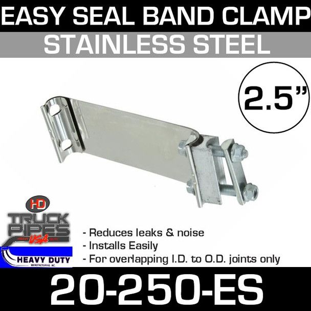 2.5" Easy Seal Stainless Steel Band Clamp TEC250