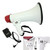 5Core Megaphone Handheld Bullhorn Cheer Loudspeaker Bull Horn Speaker Megaphono Siren Sling Strap Portable 20RF