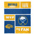 [Personalization Only] Buffalo Sabres Colorblock Personalized Silk Touch Throw Blanket