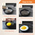 1pc Multicolor Nonstick Egg Rings; Round Ring Molds For English Muffins Pancake Cooking Pan; Portable Grilling Accessories For Camping Indoor Breakfast Sandwich Burgers