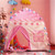 Kids Play Tent Princess Playhouse Pink Castle Play Tent RT