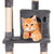 GIVENUSMYF Cat Tree Cat Tower 69" Indoor Multistory Cat Tree, Cat Condo with Hammock and sisal Covered Scratch Post, Cat Climbing Frame and Toys for Play Breaks for Larger Cats