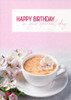 Feminine birthday greeting cards